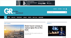 Desktop Screenshot of globalreinsurance.com